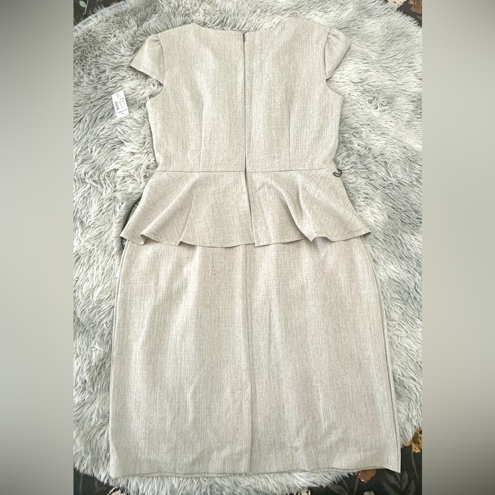 Dress Barn Cap Sleeve Belted Dress - Picture 8 of 12